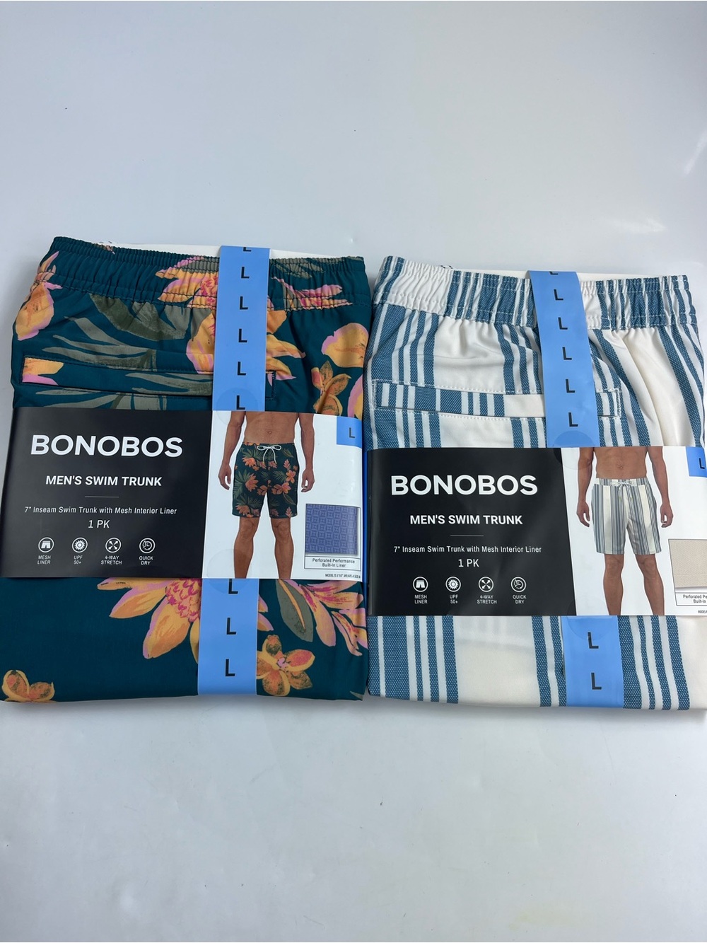 Bonobos Men’s Swim Trunk Shorts Lot Of 2  Size L